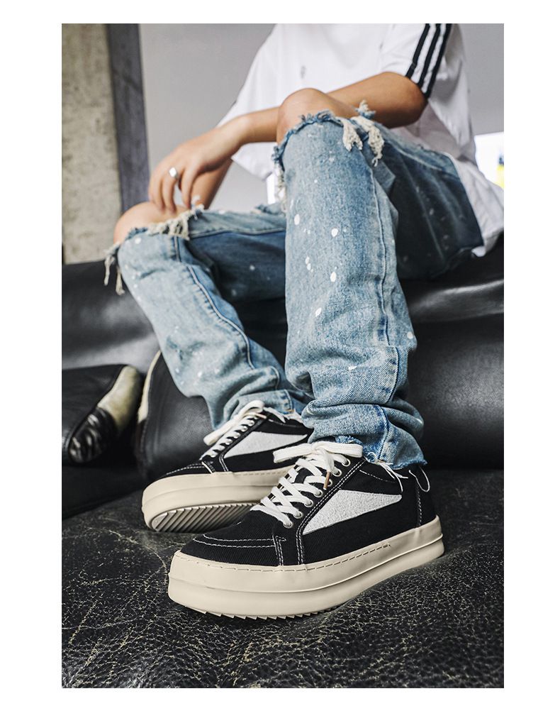 Häreschong Stil Nisch High Street Moud Mark Häreschong Trendy Sport Lieder Villfälteg Casual Turnschong Männer X163_voghion.com