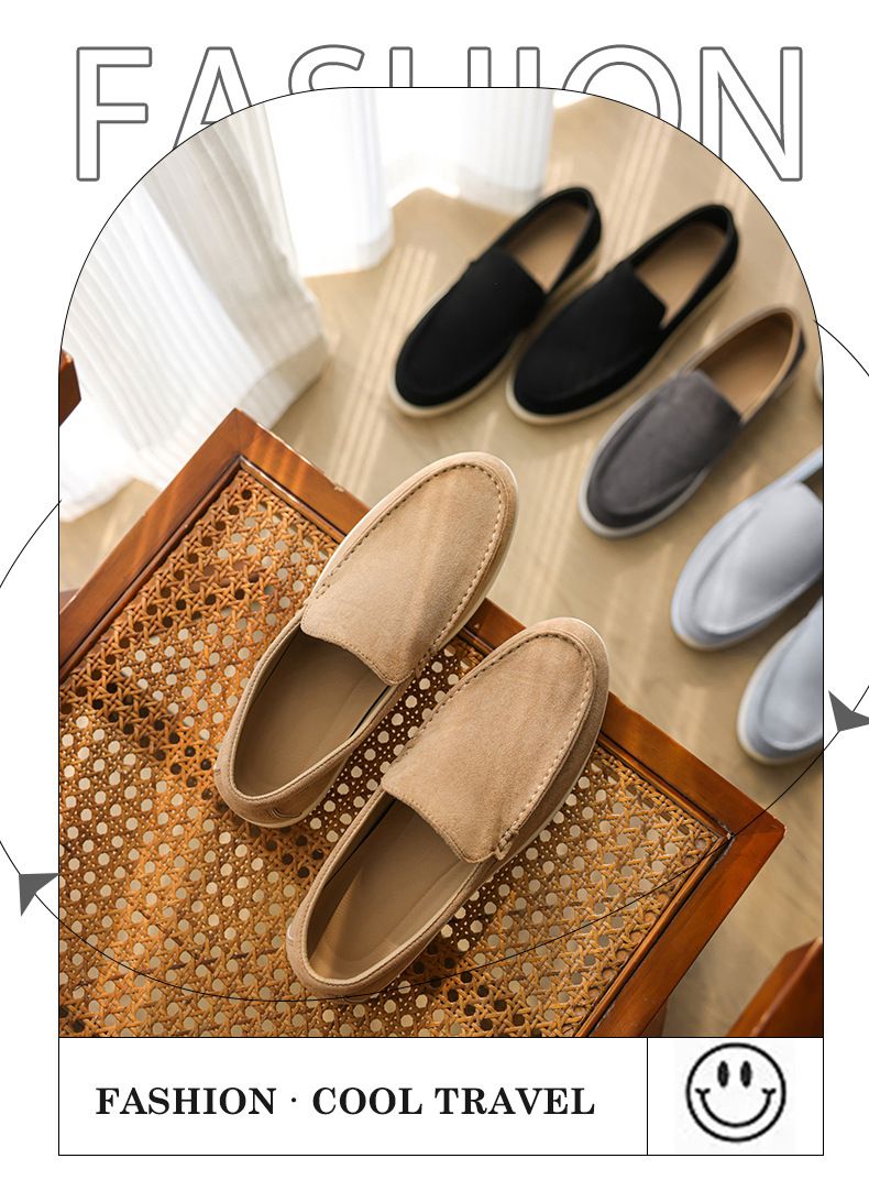 Slip-On-Loafer für Herren – Atmungsaktive Freizeitschuhe aus weichem Wildleder mit bequemer EVA-Innensohle für den Alltag (Blau, Schwarz, Grau, Beige)_voghion.com