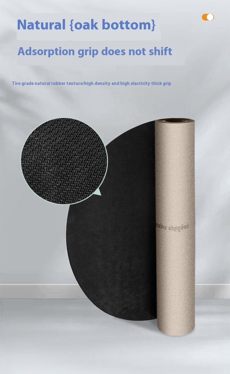 5 mm naturaalsest kummist jooga spordiala, PU-nahast poolringikujuline matt jõusaali jaoks, libisemisvastane, higi imav,_voghion.com