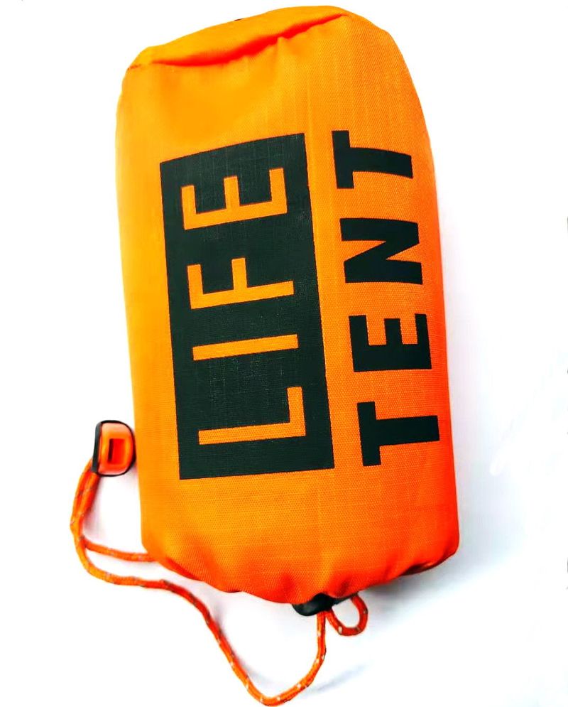 Noodoverlevingstent en ruimtedeken-combo - Draagbare, thermisch reflecterende schuilplaats voor eerste hulp buitenshuis en rampenbestrijding_voghion.com