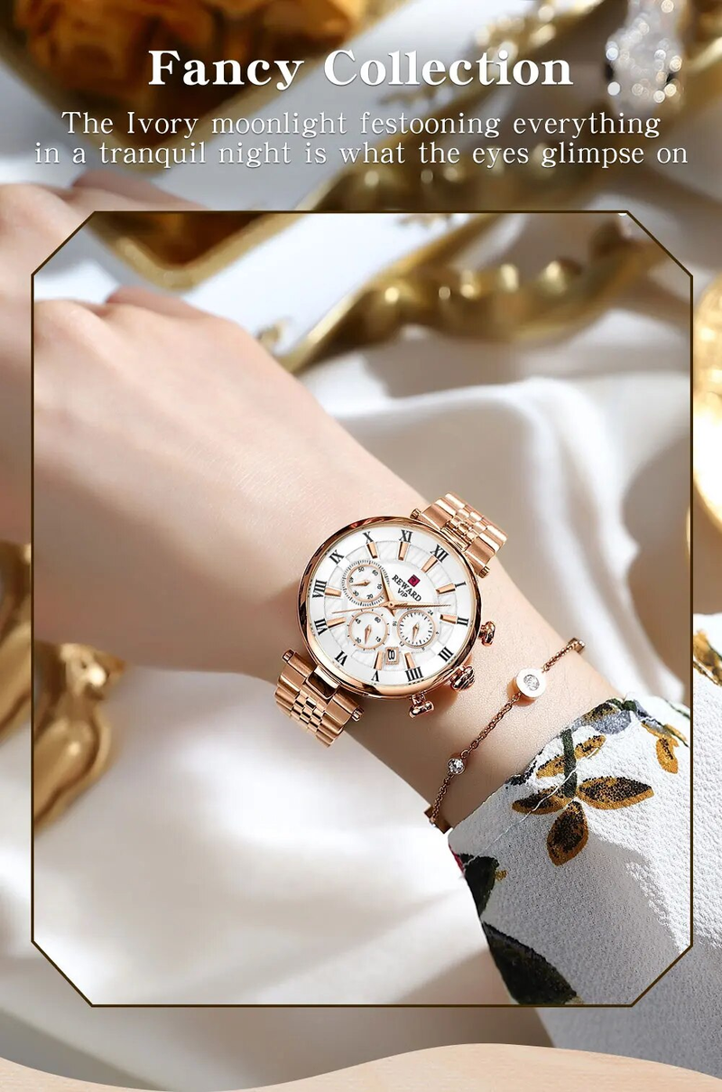 VIP Women Quartz Watch Fashion Multi-functional Business Wrist Watch High Quality Wristwatches Gift for Wife Sisters_voghion.com