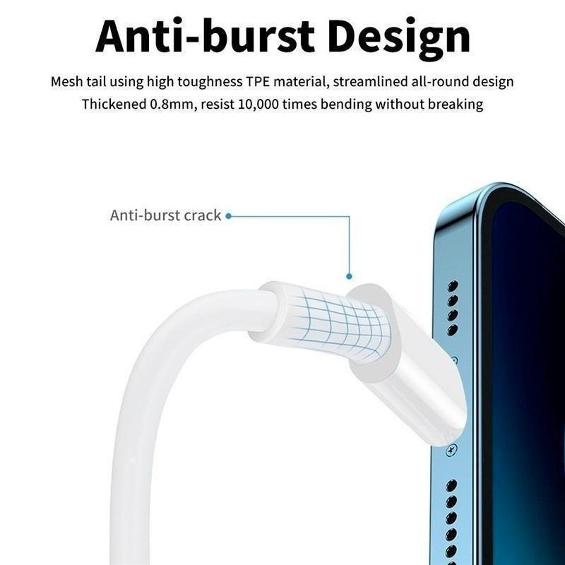 66 W PD IOS kaabliga iPhone'i laadija ja C-tüüpi kiirlaadimine Huawei Samsung Xiaomi mobiiltelefoni jaoks_voghion.com