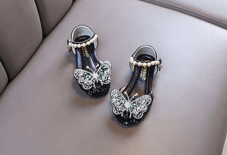 Nuove scarpe da ballo per bambine, principessa, con diamanti, singole, da donna_voghion.com