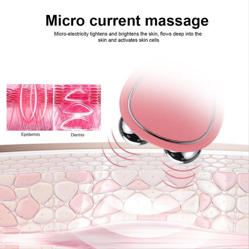Elektryczny mikroprądowy masażer do twarzy Lifter Face Massager Lifting i ujędrnianie Beauty Instrument Spalanie tłuszczu Urządzenie odchudzające_voghion.com