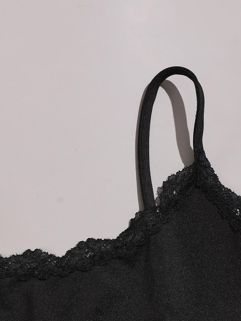 Sommer-Pyjama mit ärmellosem Unterhemd für Damen mit karierten langen Hosen, Homewear-Set_voghion.com