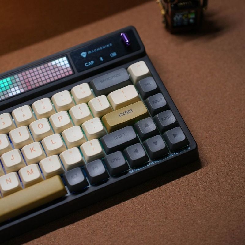 Feuerkopf-Monster-Tastenkappen für mechanische Tastatur, schimmerndes Thema, süß für Mädchen, Wärmesublimation, magnetischer Schalter, universell_voghion.com