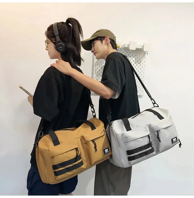 Multifunctional Travel Bag Large Capacity Handbag Short Trip Shoulder Bags Wet Dry Separation Gym Fitness Pack With Shoe_voghion.com