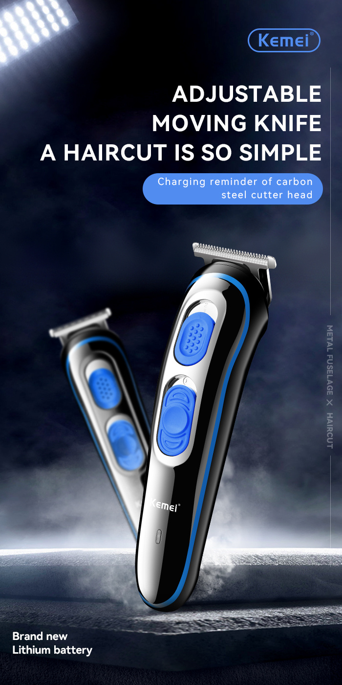 USB Mini Led Trimmer Professzionális Hajvágó Kemei Km-319 Új Design Hajvágó Gép Trimmer Vágó Nyírók_voghion.com