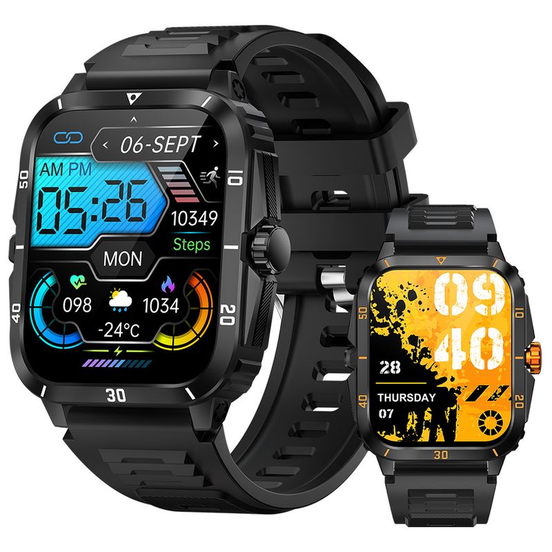 Trendy Items New KT71 Smart 3m Deep Waterproof Heart Rate Blood Pressure Outdoor Three-Proof Sports Bluetooth Call Watch_voghion.com