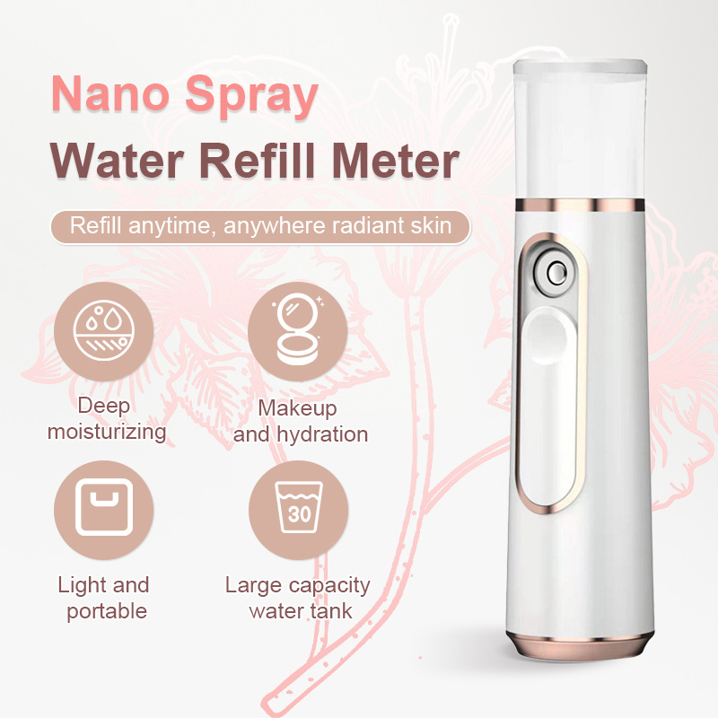 Beauty meter nano water replenisher viso idratante portatile spray elettrico portatile_voghion.com