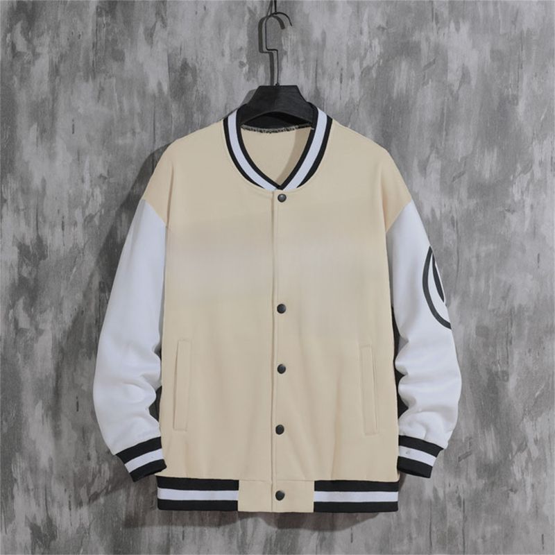 Men's Clothing Spring and Autumn fashion brand American high street Pu Shuai Youth Men's Baseball jacket men's loose casual jacket men_voghion.com