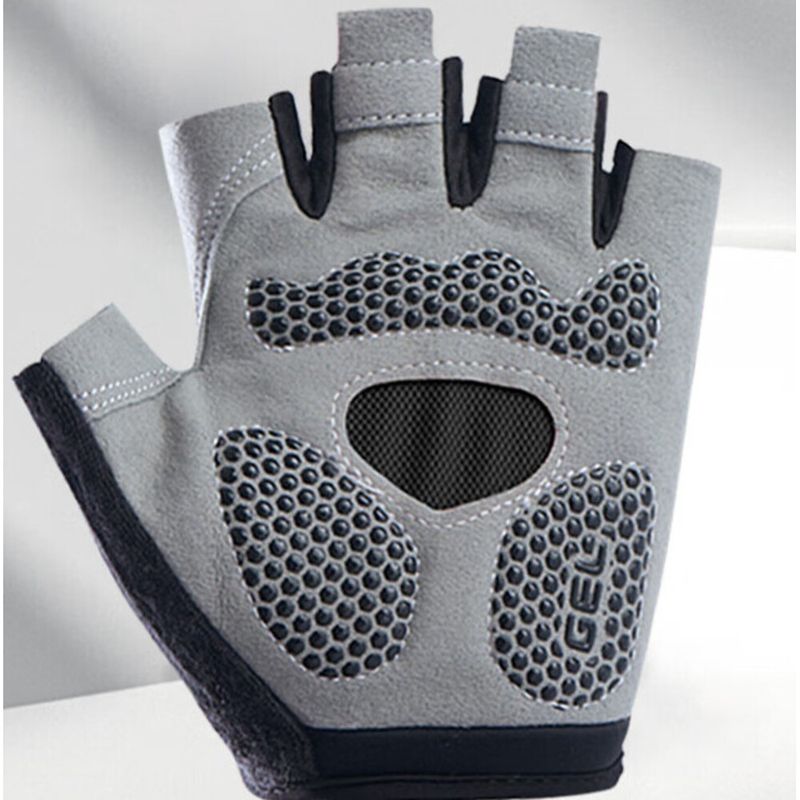 40,000 Kilometers Riding Half Finger Sports Fitness Outdoor Climbing Breathable Shock Absorption Anti Slip Sweat Gloves_voghion.com
