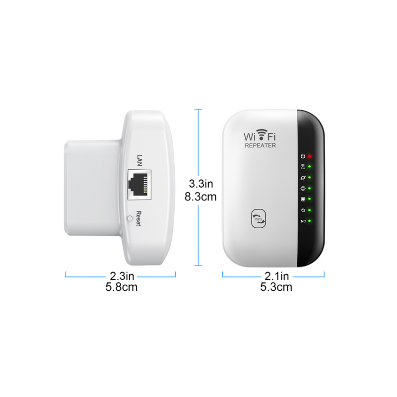 Xinweiqing WiFi Repeater Univerzalni Long Range High Speed Stabilen Network Extender 300Mbps Brezžični WiFi Usmerjevalnik Ojačevalnik signala za dom_voghion.com