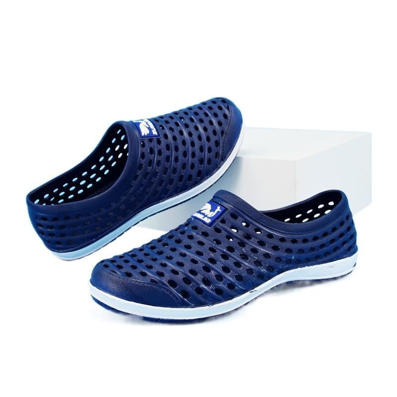 Scarpe da spiaggia traspiranti e antiscivolo, alla moda e per il tempo libero, per uomo, estive, con suola spessa_voghion.com