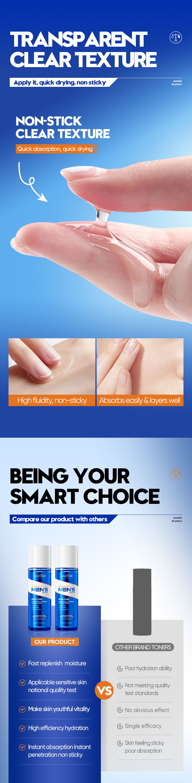 Toner 120ml Men's Refreshing Oil Control Hydrating Moisturizing Water_voghion.com