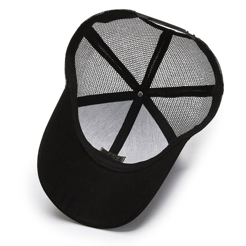 Vente chaude hommes militaire camouflage chapeau de soleil armée US lettre broderie maille respirant chapeau sports de plein air pointe uniforme été_voghion.com