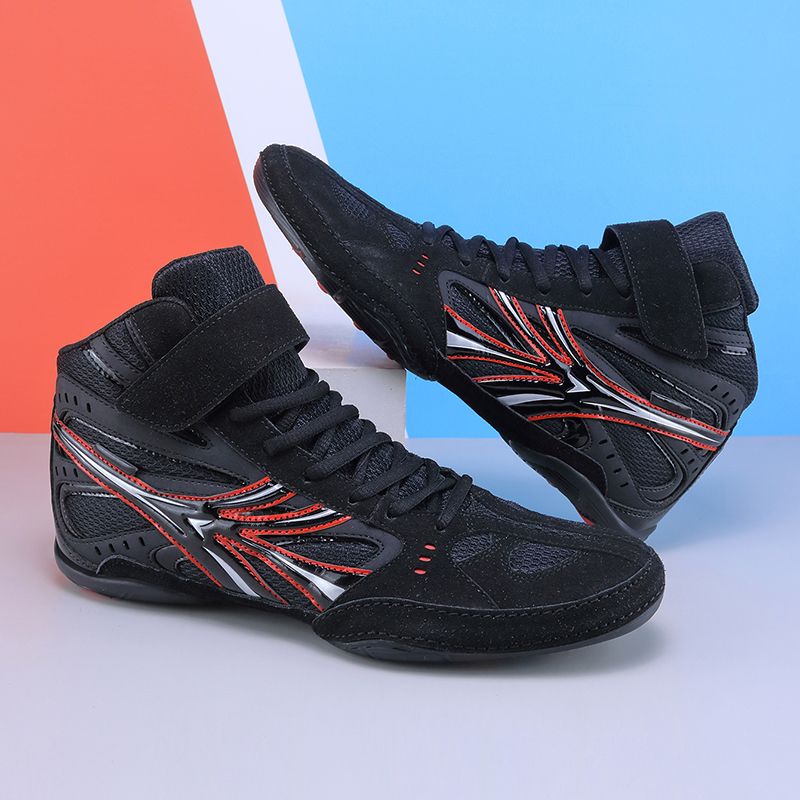 Nouvelles chaussures de sport pour hommes d'entraînement complet de compétition professionnelle de lutte bo_voghion.com