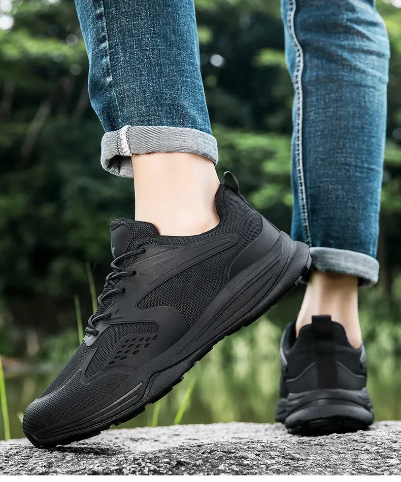 PROTECTCAMEL Designer Free Shipping Outdoor Sports Running Trainer Anti-slip Breathable Comfortable Hiking Shoes For Men_voghion.com