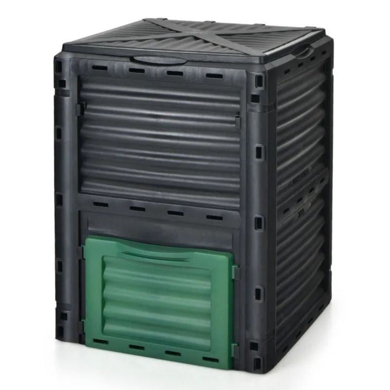 Exit Composter Door Large With 80-Gallon Openable Outdoor And Bottom Lid_voghion.com