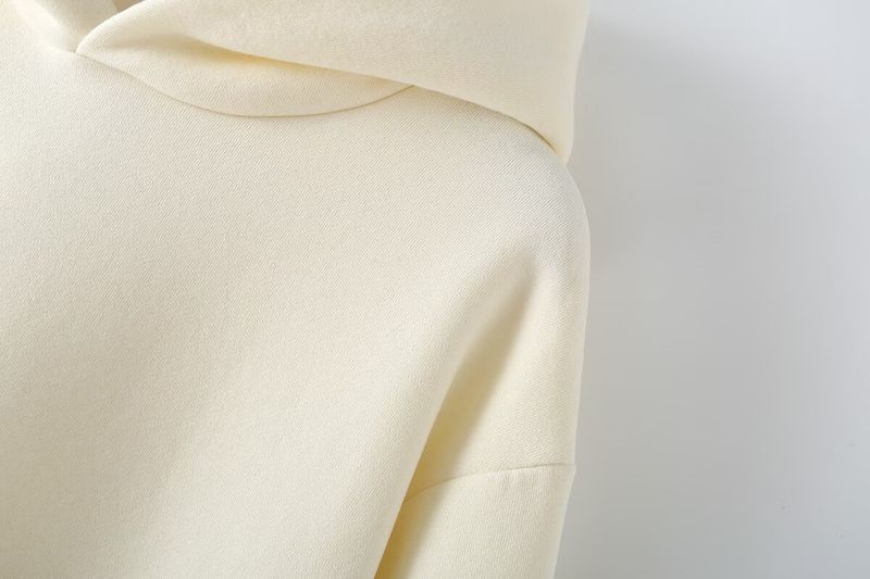 Damenbekleidung Herbst Mehrfarbig All Match Kapuzenpullover Langarm Sweatshirt Weites Bein Freizeithose_voghion.com