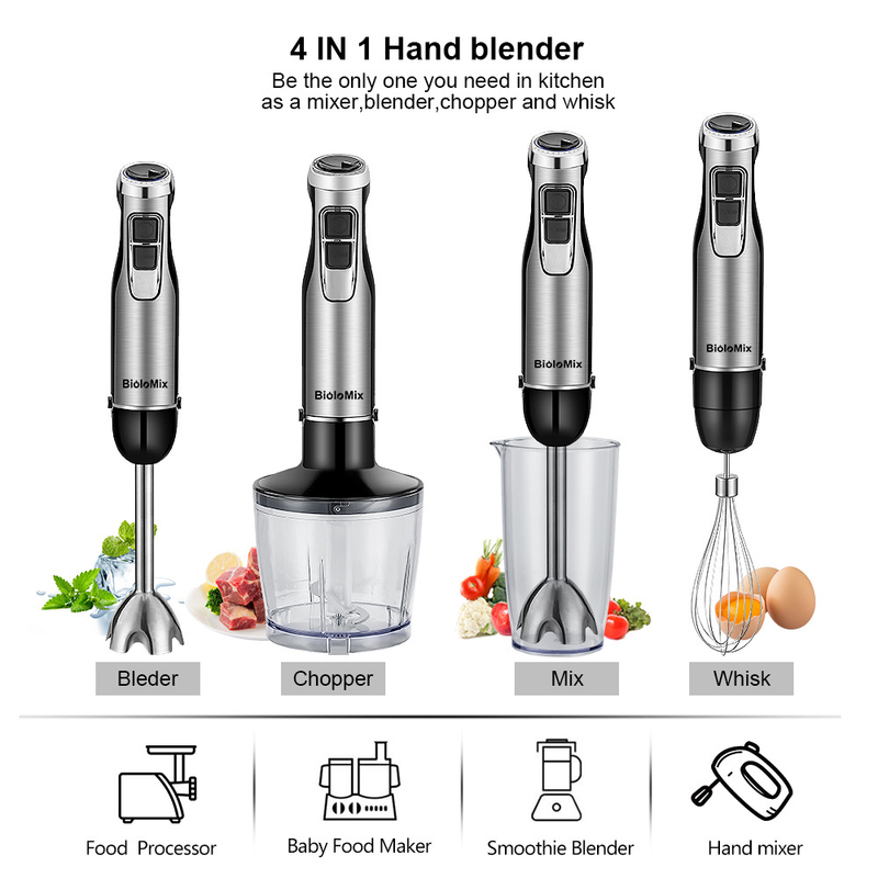 Handheld Blender, Juicer, Cooking Stick, Meat Grinder, Homogenizer, HAND BLENDER New Popular_voghion.com