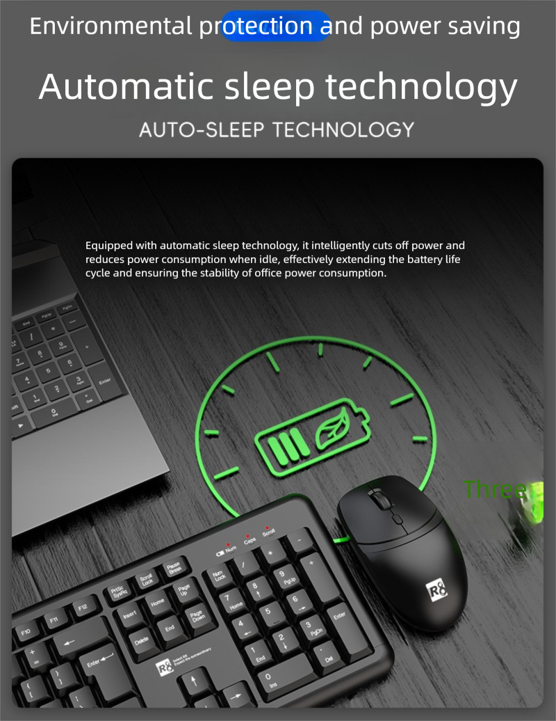 Marke R8-1920 Wireless Set USB Business Office Home Computer Laptop Tastatur Maus_voghion.com