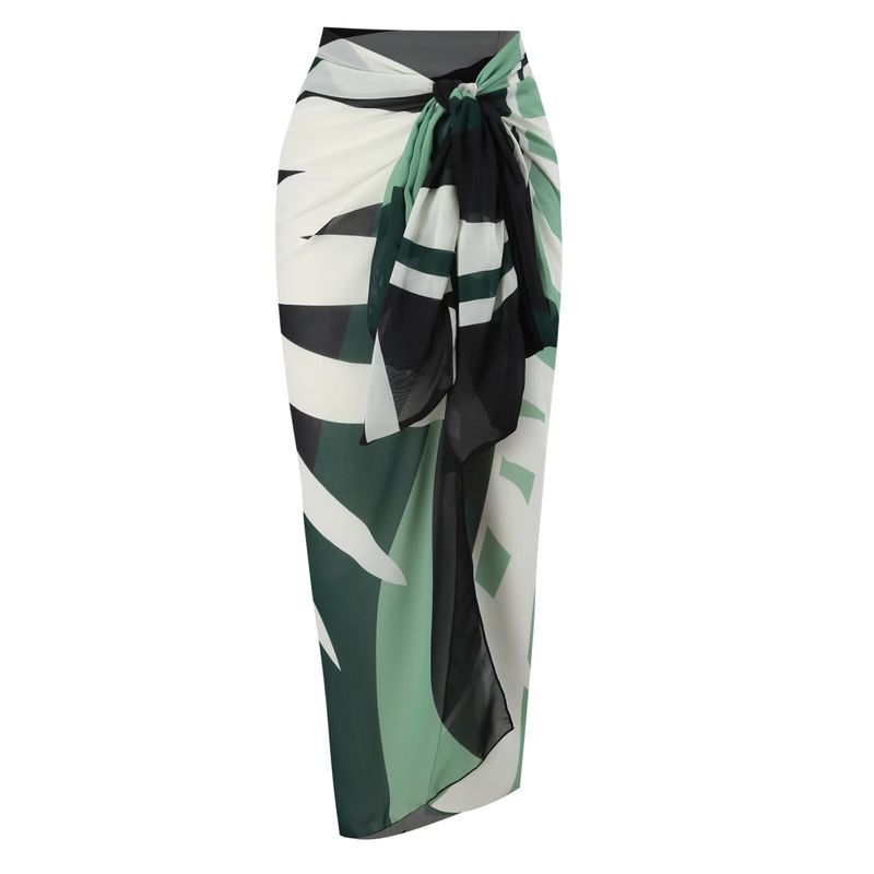 Costume da bagno da donna in stile bohémien, con gioielli e gonna a portafoglio, in stile europeo e americano._voghion.com