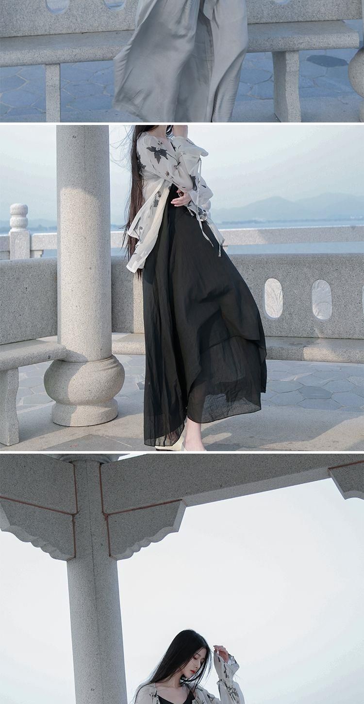 Sunscreen Plus Size Ladies Thin Loose Air Conditioning Shawl Cardigan_voghion.com