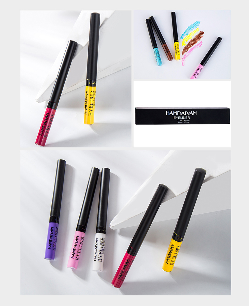 esplosivi certificazione FDA eyeliner liquido colorato opaco impermeabile resistente al sudore 12 set_voghion.com