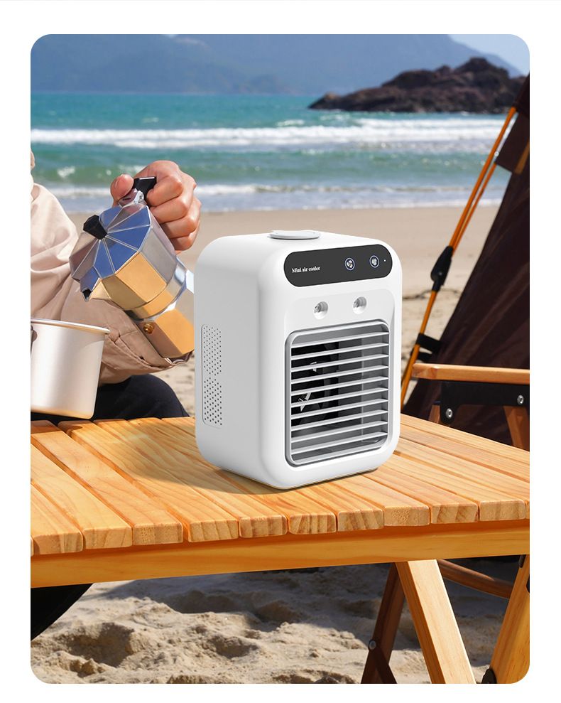 Mini Air Cooler, Desktop Mobile Air Conditioner Fan, Small Electric Cooler For Dormitory & Student Room, USB_voghion.com