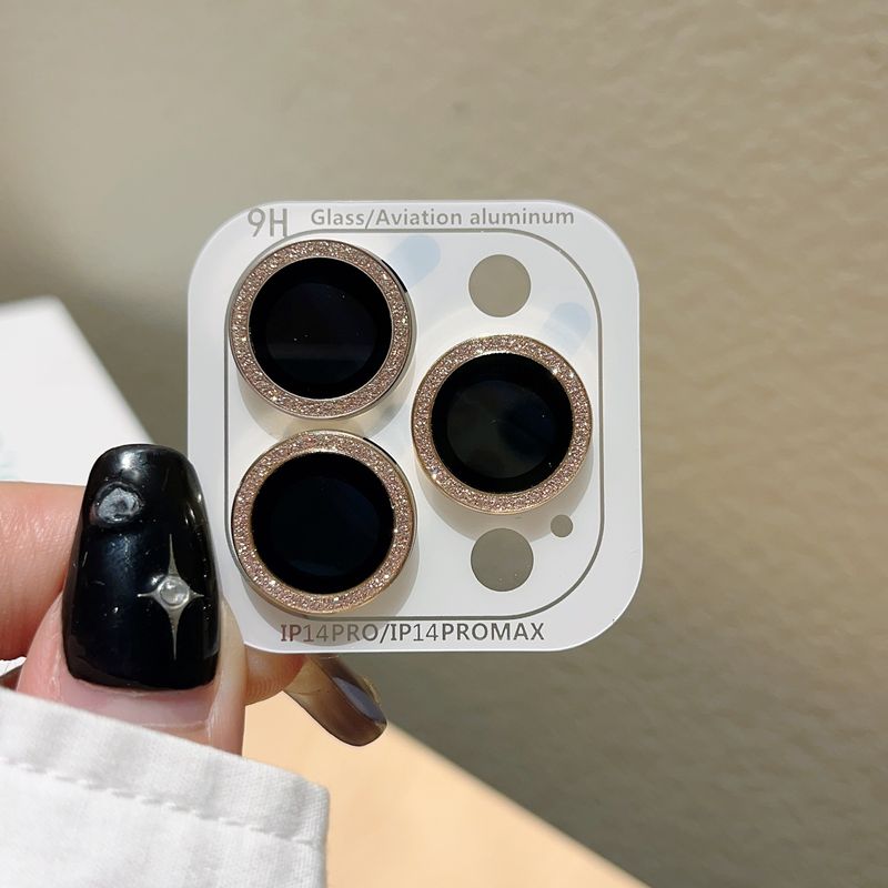 Bunter Glitzer-Objektivfilm, kompatibel mit iPhone 16 15 Max Kameraschutzring 14 Pro für Frauen_voghion.com