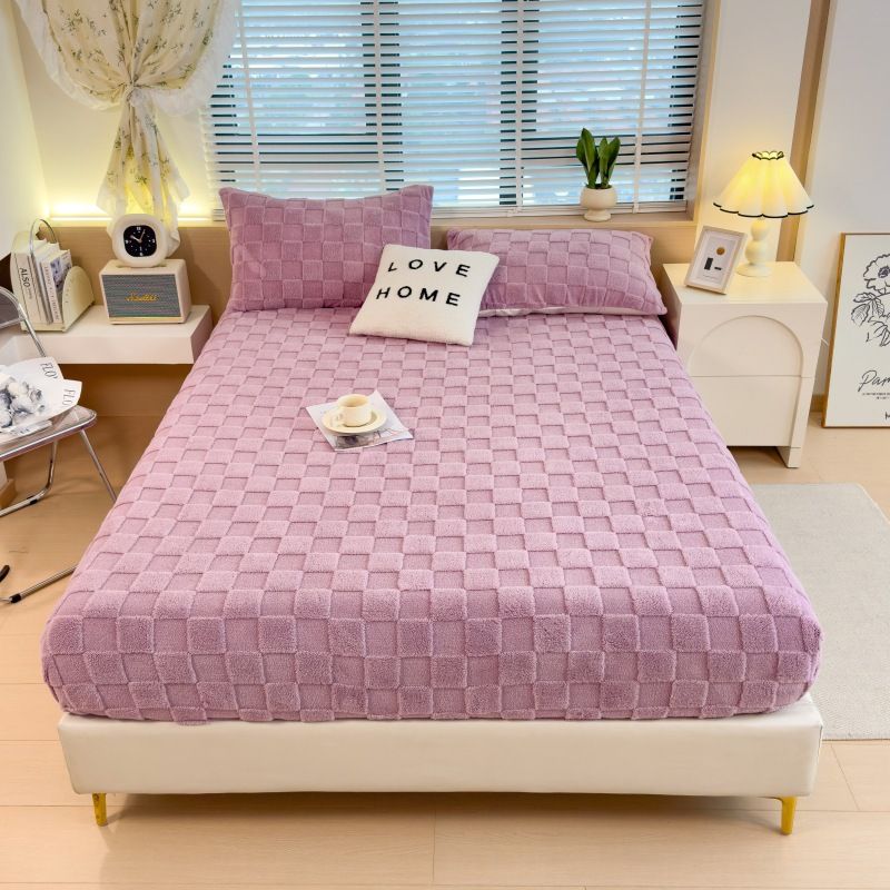 3D-Jacquard-Taft-Spannbettlaken – Luxus-Matratzenschoner mit tiefer Tasche_voghion.com