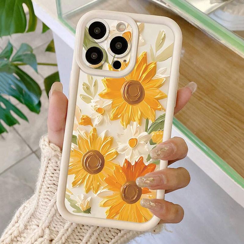 Deksel til Xiaomi Note 14 12 13 11 10 Pro Plus 10S 11S 12S 5G Sommer tusenfryd oljemaleri blomster telefondeksler til Redmi 12C 13C 14C4G_voghion.com