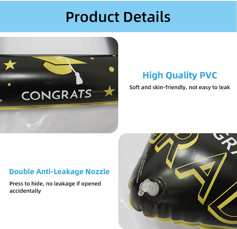 Inflatable PVC Ice Bar Float - Heavy-Duty Party Cooler With Drink Holders (Graduation Pool Part Beach BBQ 0.5mm Thick 6-Bottle Capacity)_voghion.com