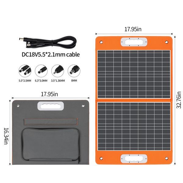 200W Peak Power Station, Flashfish CPAP Battery 166Wh 45000mAh Backup Power Pack With 60W 18V Portable Solar Panel, FLASHFISH Foldable Solar Charge_voghion.com