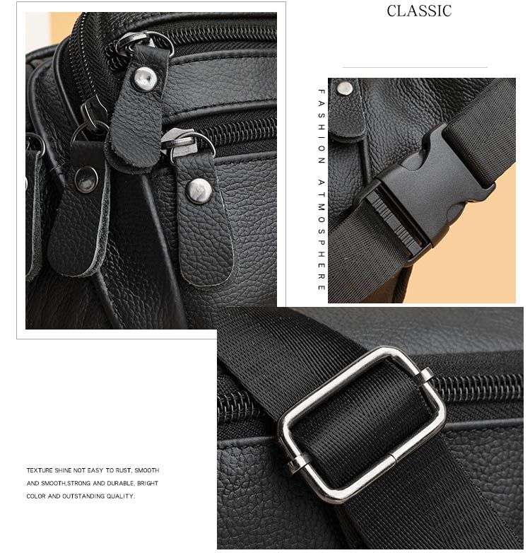 Modna Oryginalna Skórzana Torba Na Telefon Torba Na Ramię Marka Fanny Pack Męska Torba Podróżna Na Pasek Męski_voghion.com