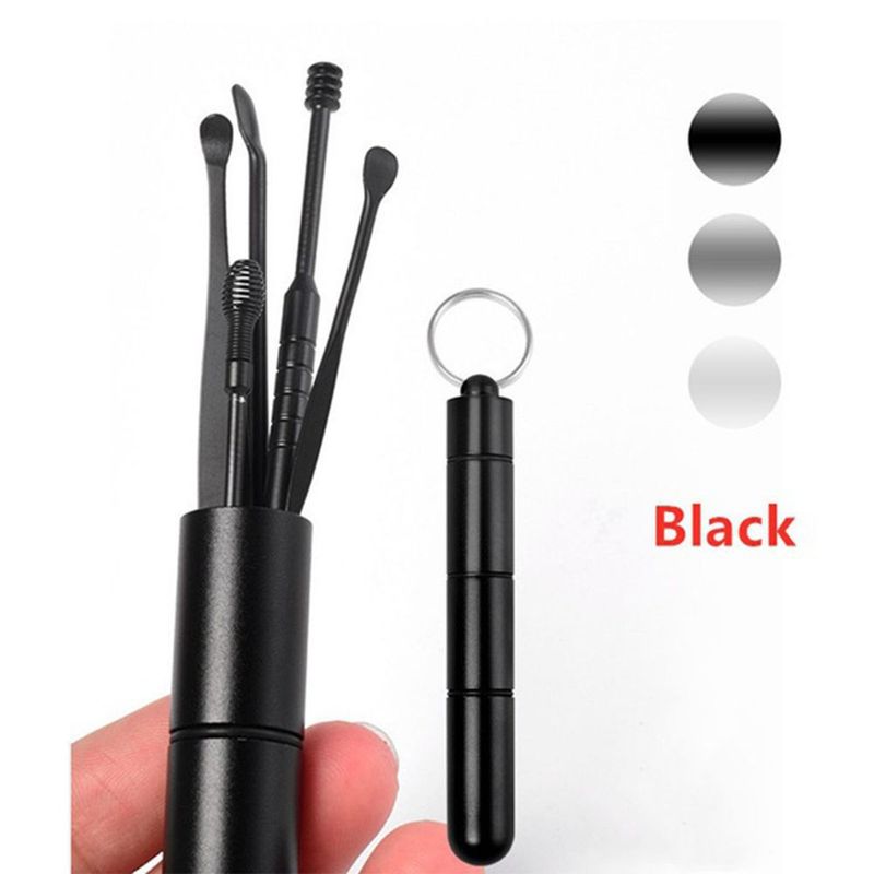Ohr Pick Set Zahnstocher Ohrenschmalz Entferner Ohr Löffel Kürette Pflege Reinigung Werkzeug_voghion.com