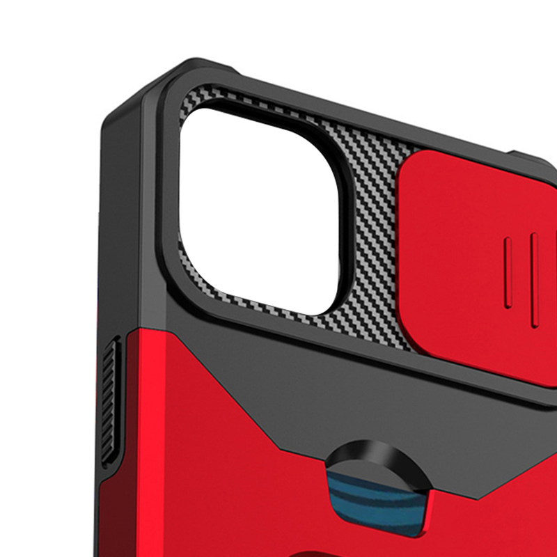 Kunjiuyou Phone Protective Cover Bracket Card Slot Frame Lens Protection Mobile Phone Case for iPhone 14/14 Pro/14 Pro Max/14 Plus-for iPhone 14_voghion.com