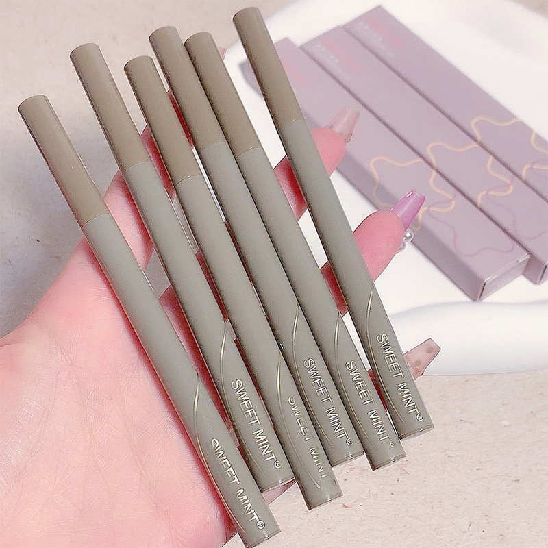 Matita liquida per acqua per sopracciglia Eyeliner duraturo impermeabile Sdraiato Penna per baco da seta Lama ultra fine Testa fine A prova di occhio_voghion.com
