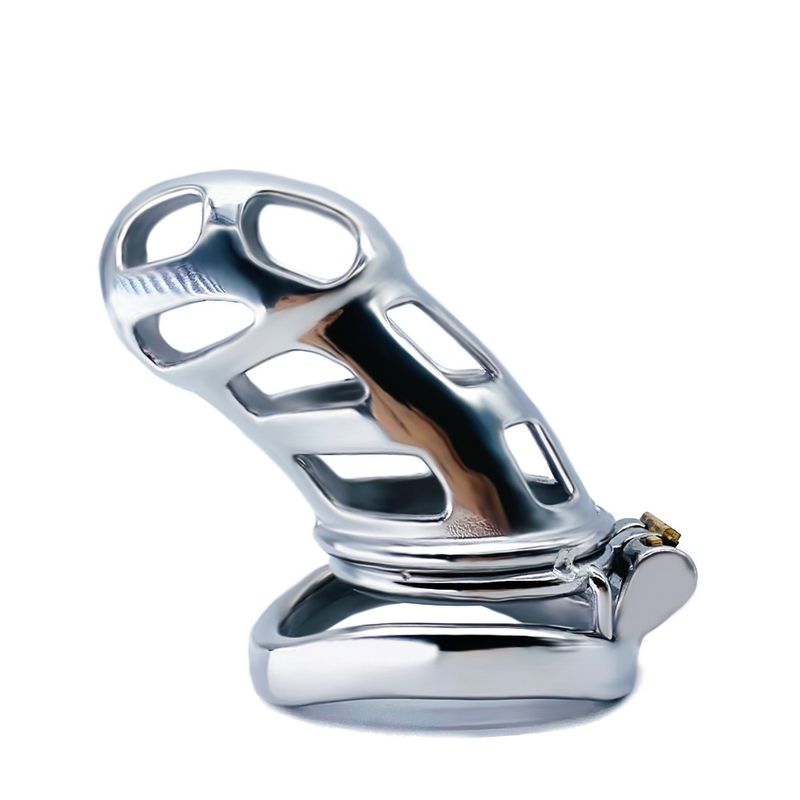 luckyqqyp FRRK-90 Cobra New Arc Ring Male Birdcage Stainless Steel Chastity Cage Adult Sex Toys Wholesale_voghion.com