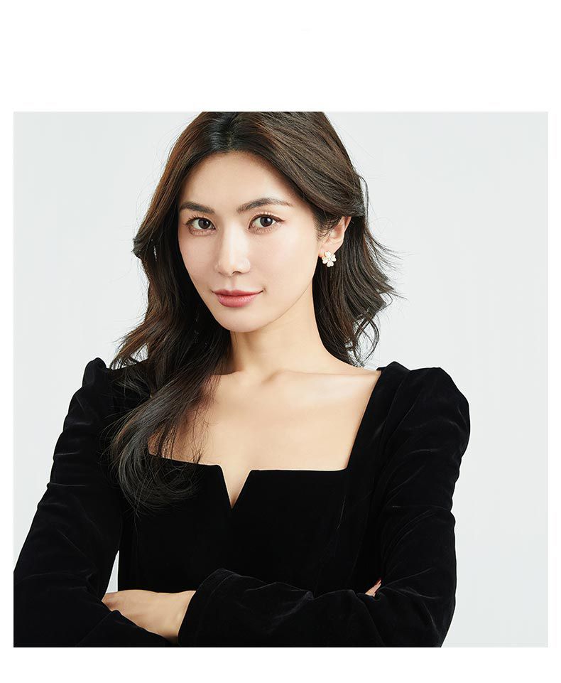 Women's accessories Diamond set simple temperament design sense trend earrings earrings_voghion.com