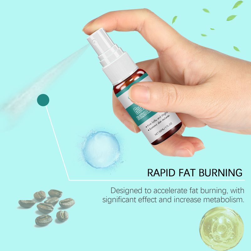 Kierperformungs- a Schlankheetsspray, weist d'Figur, mécht de Bauch zou, entspannt de Kierper, liicht a fest, Kierperformungspfleeg-Sticker_voghion.com