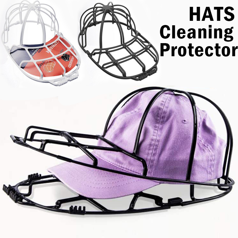 Casquette de Baseball rondelle Anti-déformation casquette protecteur support pour lave-vaisselle lavage hine chapeau nettoyage cadre Cage stockage chapeau_voghion.com