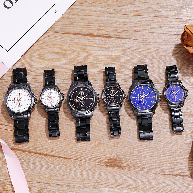 Orologio dal vivo con cinturino in acciaio per uomo e donna, regalo di lusso leggero al quarzo_voghion.com