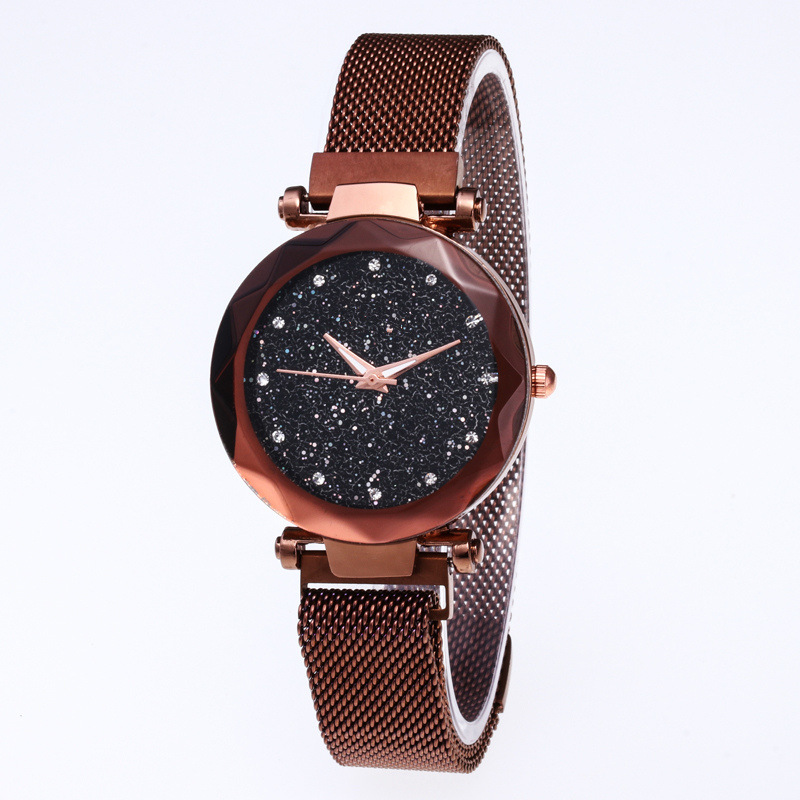Magnete in pietra esplosiva regalo in due pezzi orologio da polso da polso micro-business modelli di drenaggio orologio al quarzo da donna con strass_voghion.com