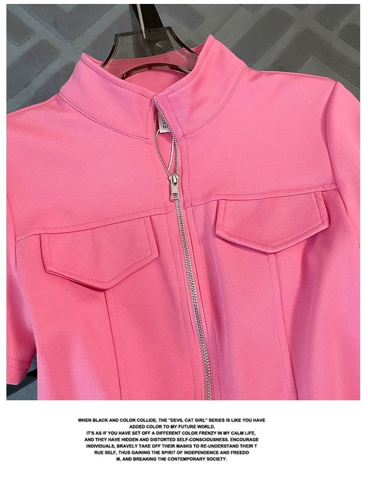 Îmbrăcăminte pentru femei, costum sport casual de înaltă calitate pentru femei, stil nou de vară, costum din două piese, cu mânecă scurtă și pantaloni largi_voghion.com