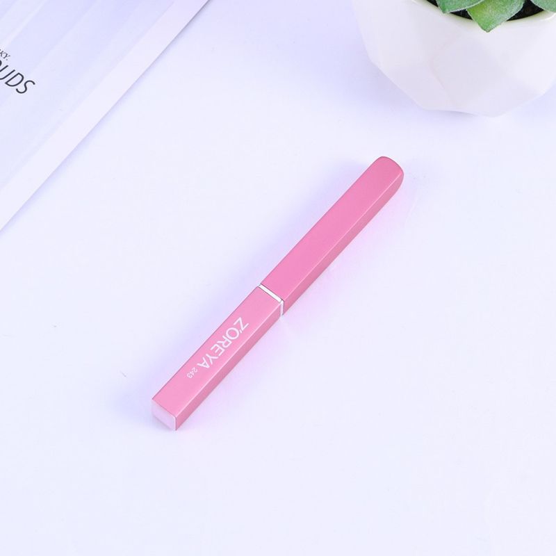 Tragbare Lippenpinsel, Make-up-Pinsel aus Kunstfaser, Make-up-Tools (Pink)_voghion.com