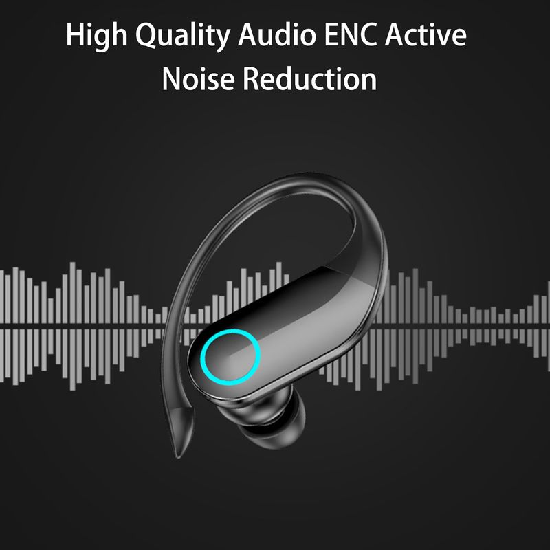 1 Set G37 Earbuds Bluetooth 5.3 LED Digital Display Reduction HiFi Sound Sensitive Touch Control Wireless Headsets for_voghion.com