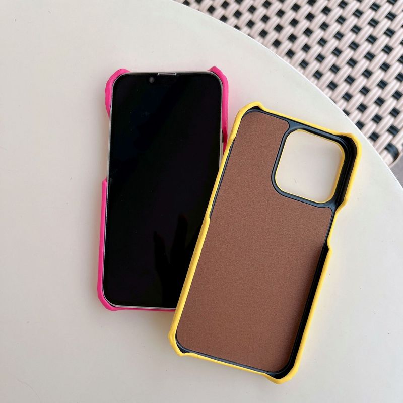 Mobile phone case Suitable for Apple 15pro max retro litchi pattern mobile phone case Apple 14/13pro max anti-fall protective cover_voghion.com