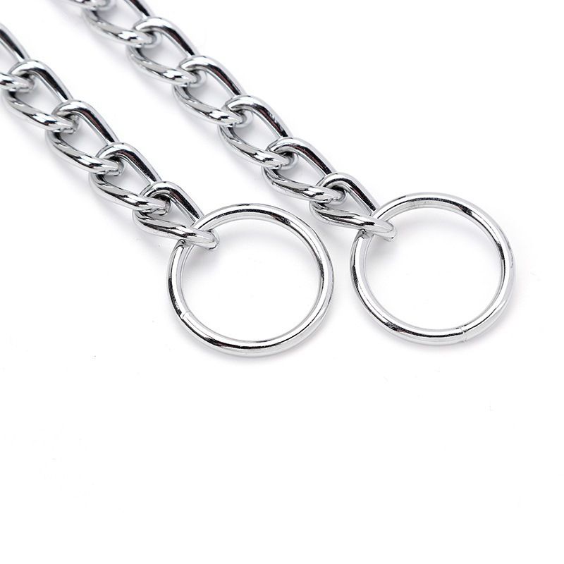 Flat P Neck Strap Collar Pet Large Dog Chain_voghion.com